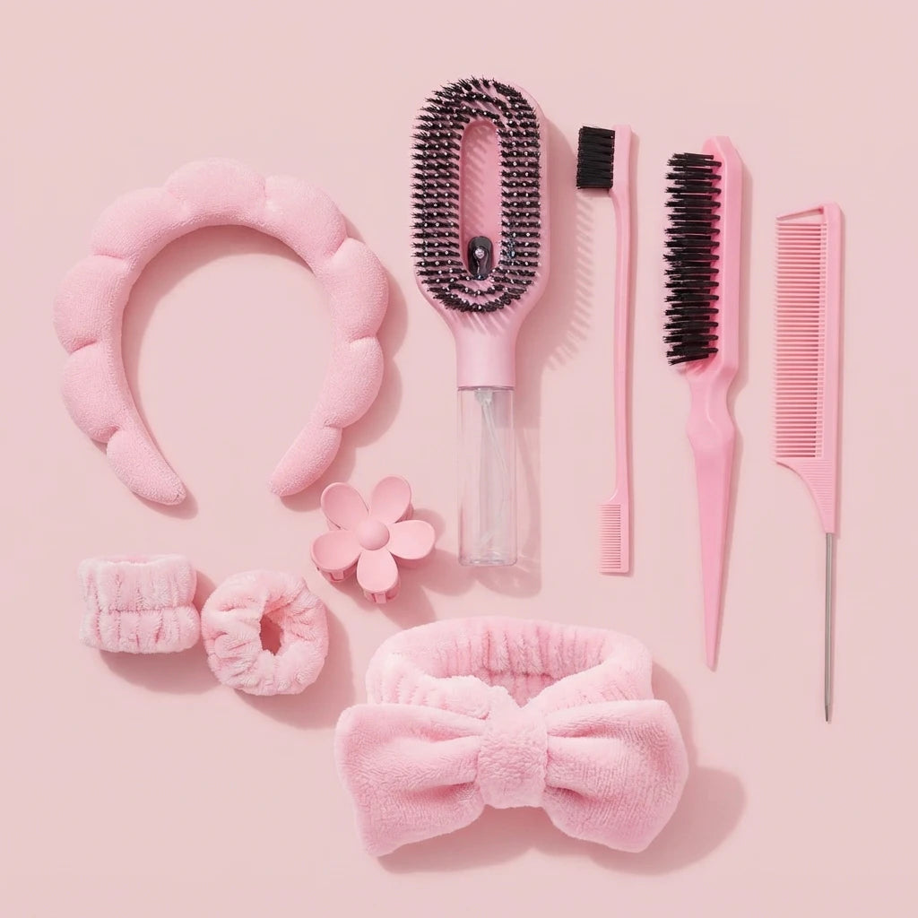 Set de Coiffure 9Pcs - Élégance et Praticité - image 5
