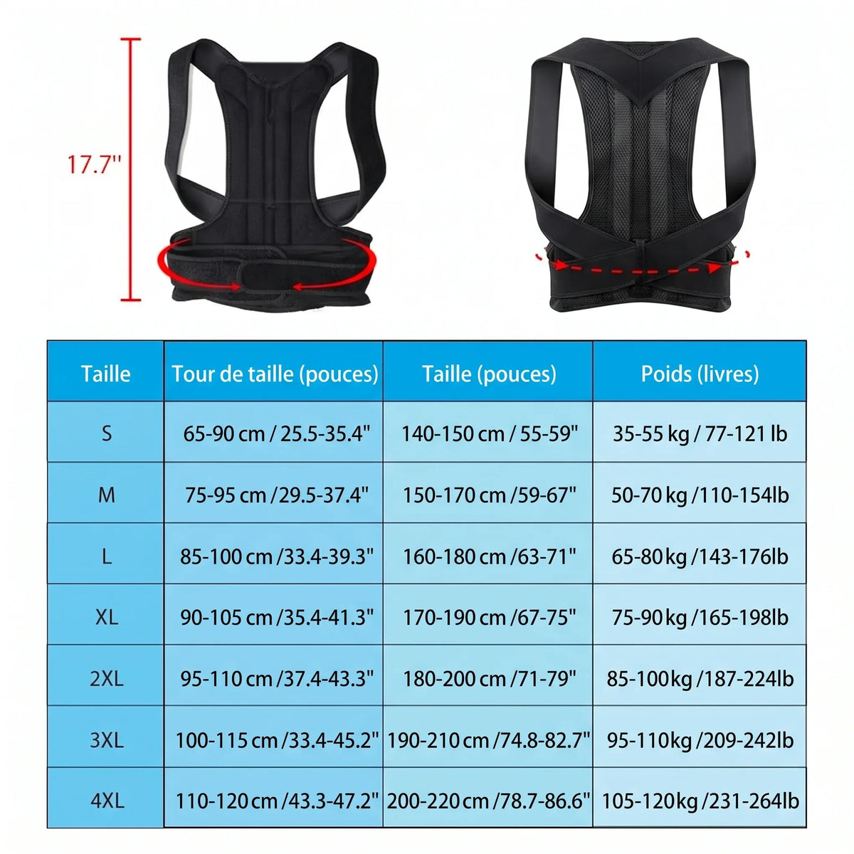 Ceinture de Correction Posturale Ajustable - image 3