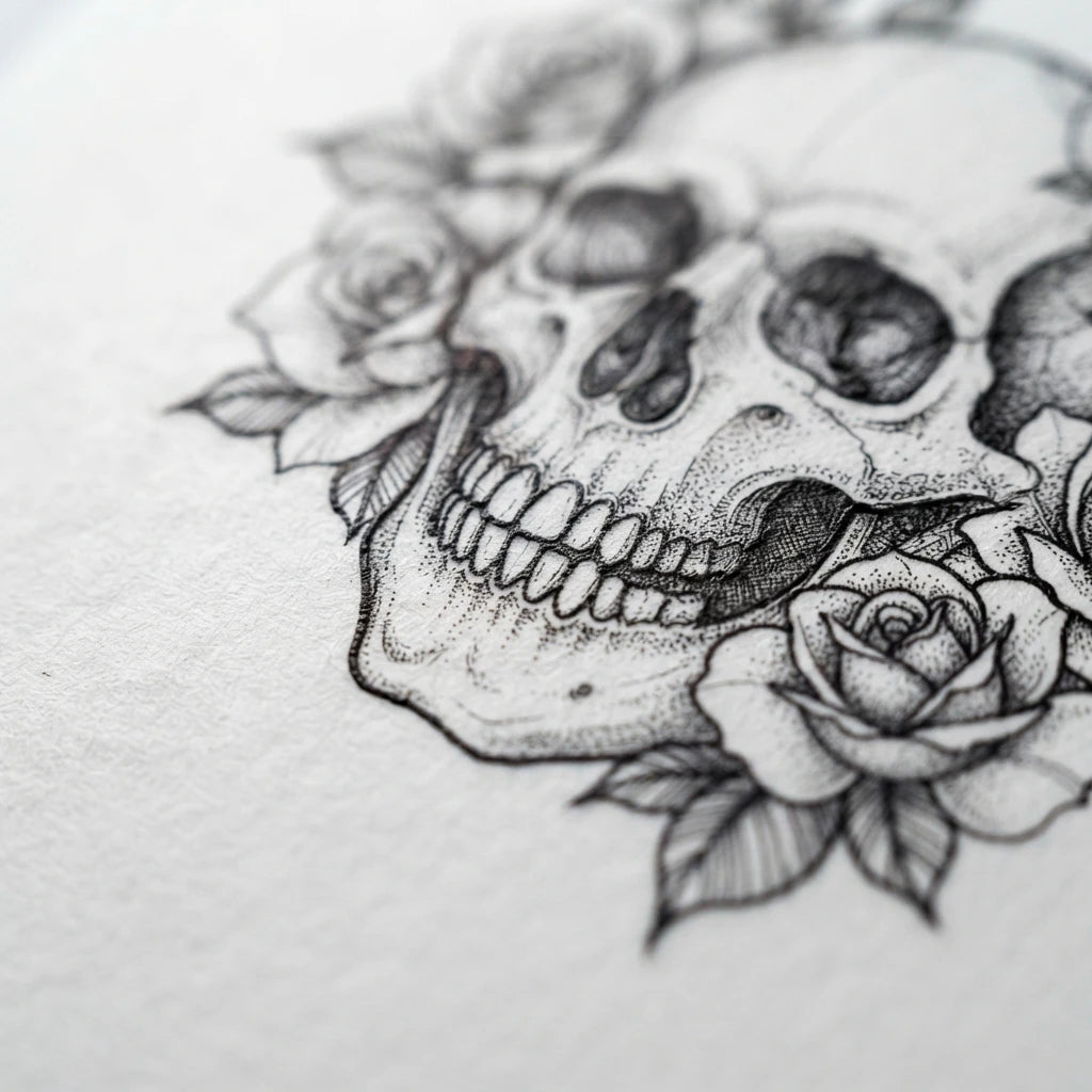 Tatouages Temporaires Reaper - Effet Réaliste pour Halloween - image 5