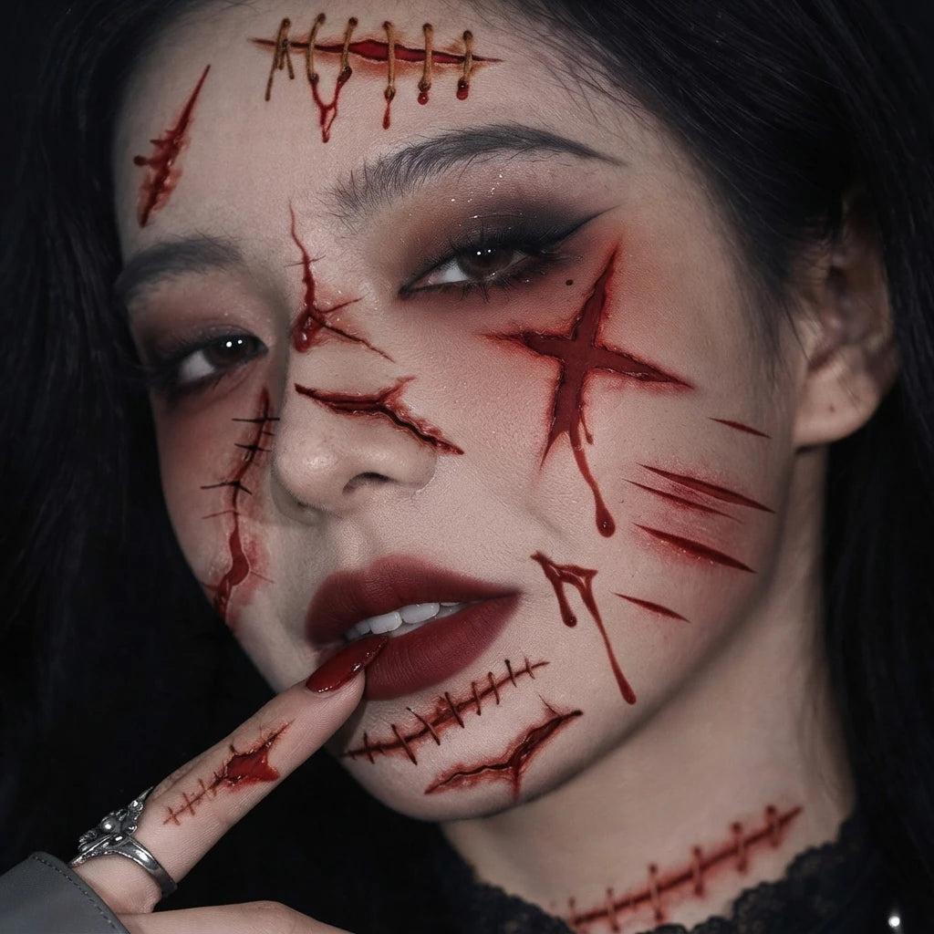 Tatouages Scar 3D - Effets Réalistes pour Halloween - image 4