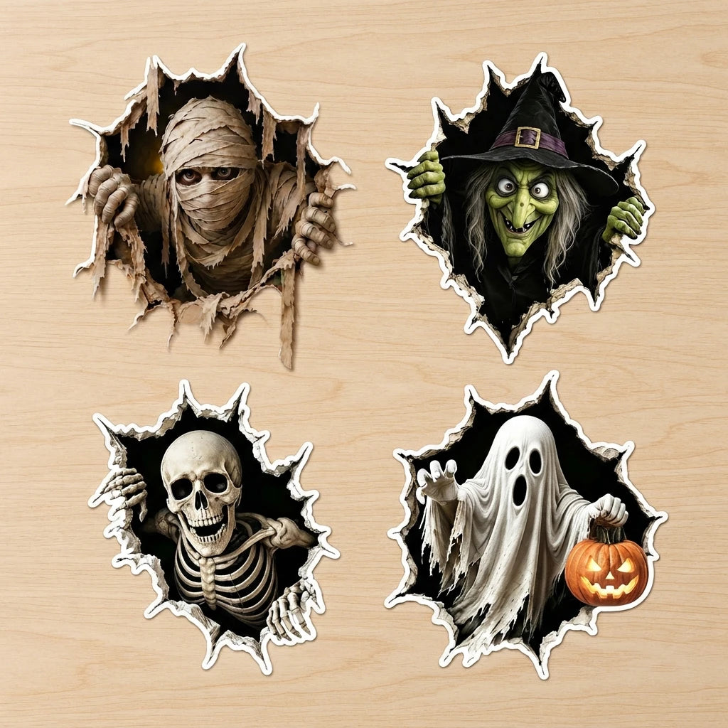 Autocollants Halloween - Transformez votre mur! - vue détaillée