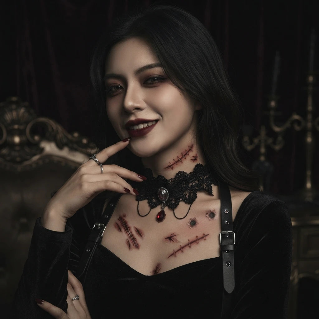Tatouages Scar 3D - Effets Réalistes pour Halloween - image 3