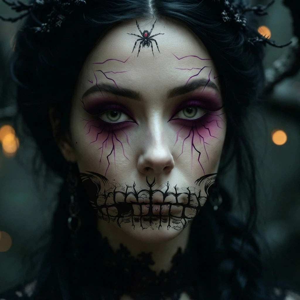 Tatouages Temporaires Halloween - Effet Horrible! - vue principale