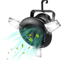 Lanterne solaire LED portable avec ventilateur - vue principale