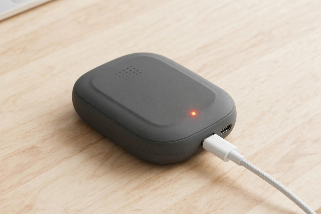 Chauffe-mains rechargeable en charge via USB