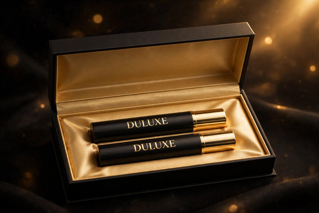 Duo Baume Collagène DULUXE – 2 sticks en écrin noir et doré