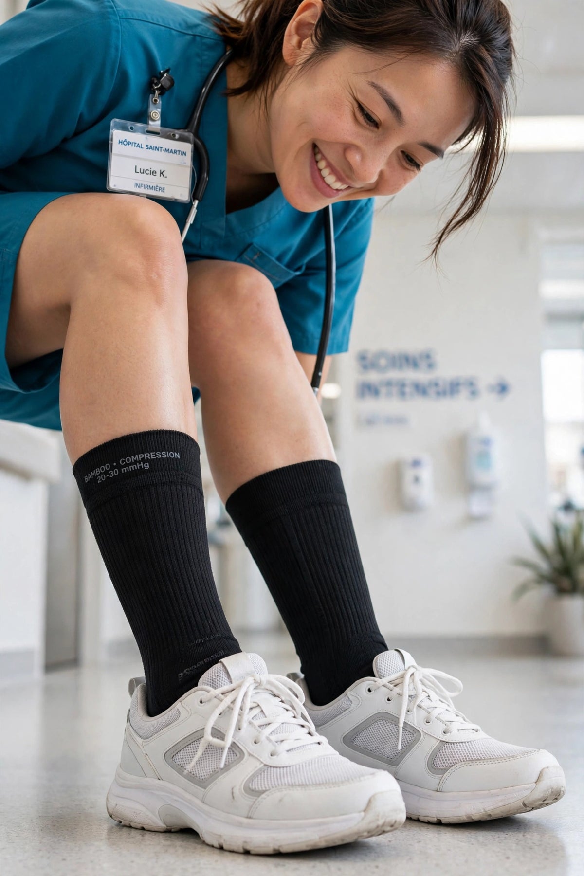 Confort toute la journée au travail avec les Chaussettes de Compression DULUXE