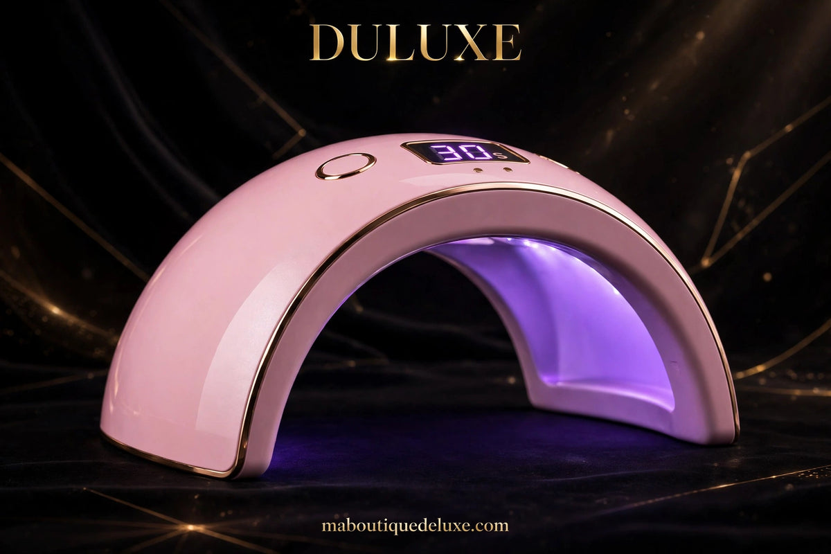 Lampe UV LED 24 Diodes pour Ongles — angle alternatif, vue de profil de la lampe