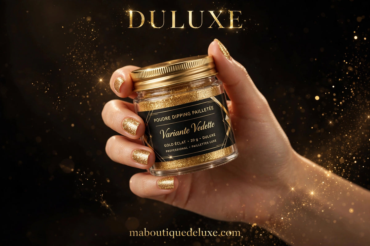 Poudre Dipping MEET ACROSS — angle alternatif, variante pailletée vedette