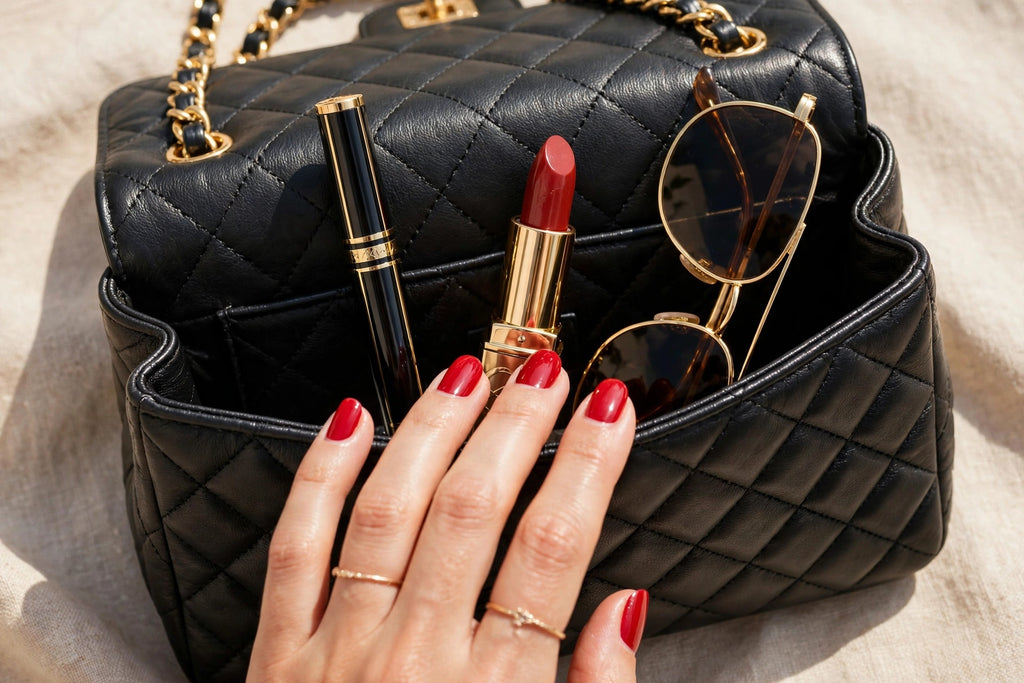 Le stylo vernis DULUXE se glisse dans le sac pour des retouches parfaites partout