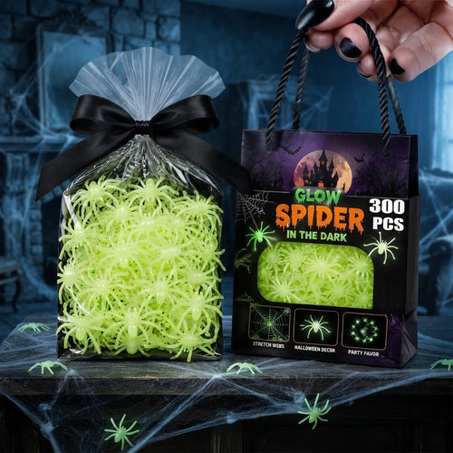 Araignées Lumineuses Halloween - Décor Spooky! - vue principale