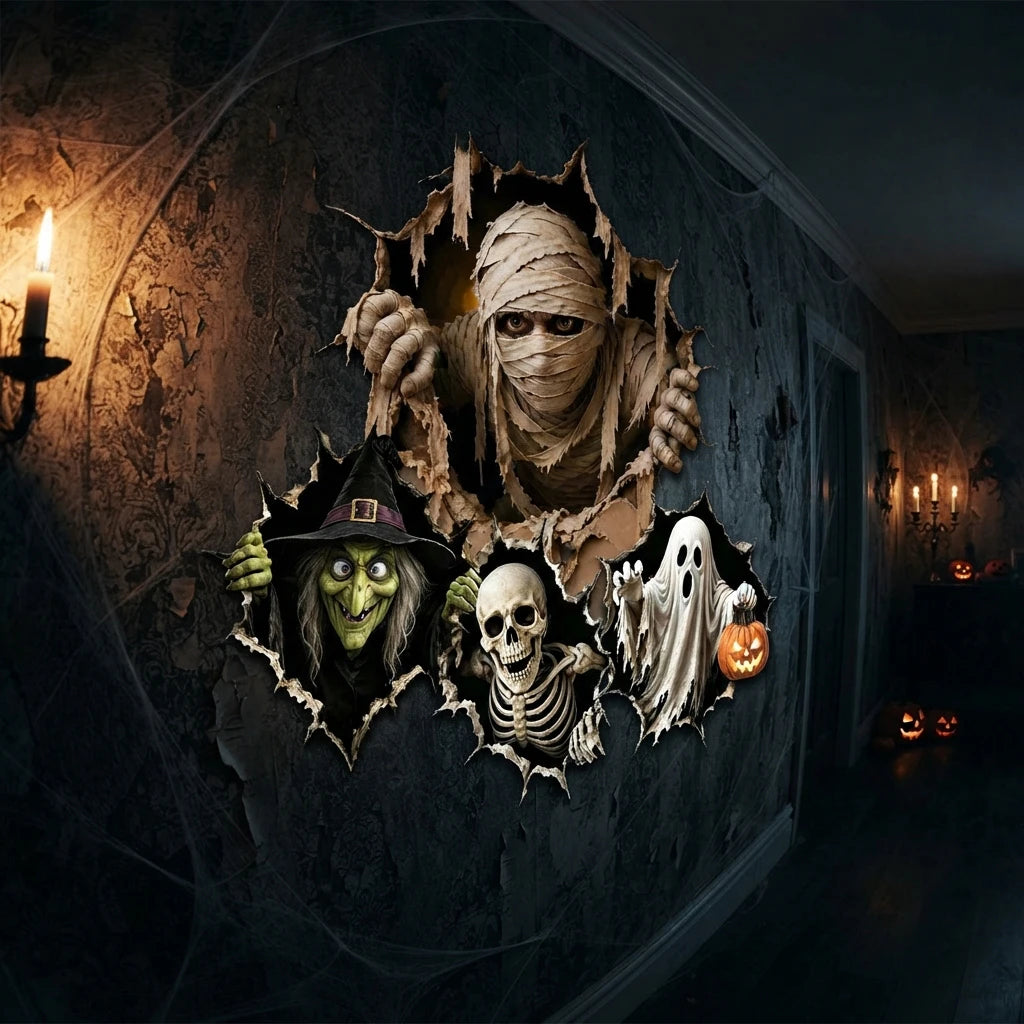 Autocollants Halloween - Transformez votre mur! - vue principale